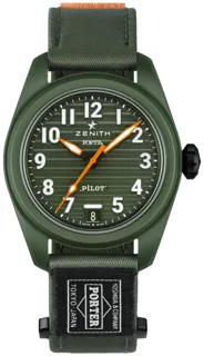 Zenith Pilot Automatic 49.4001.3620/63.I001 40mm Ceramic Green