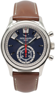 Patek Philippe Annual Calendar Chronograph 5960/01G-001 White gold Blue