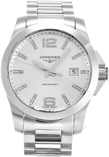 Longines Conquest L3.659.4.76.6 41mm Stainless steel Silver