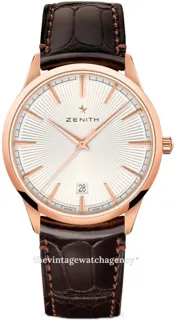 Zenith Elite 18.3100.670/01.C920 40.5mm 18 carat rose gold Silver