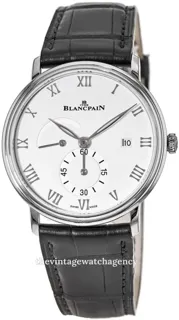 Blancpain Villeret 6606-1127-55B 40mm Stainless steel White