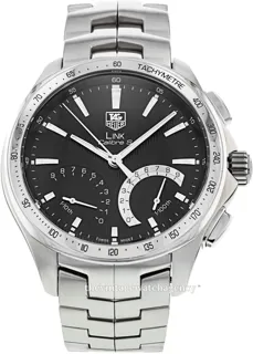 TAG Heuer Link CAT7010.BA0952 42mm Brushed/polished steel Black