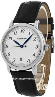 Montblanc Star 116522 39mm brushed/polished steel Silver