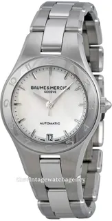 Baume & Mercier Linea MOA10035 32mm Brushed/polished steel White Mother of pearl