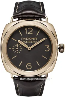 Panerai Radiomir PAM 00522 18k rose gold brown