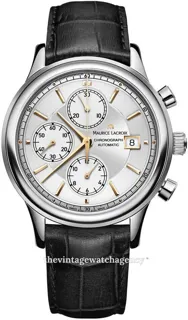 Maurice Lacroix Les Classiques Chronographe LC6158-SS001-130-1 brushed/polished steel Silver