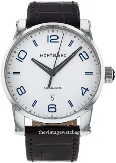 Montblanc TimeWalker 110338 42mm Stainless steel White