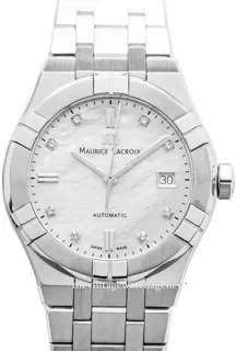 Maurice Lacroix AIKON AI6007-SS002-170-1 Stainless steel White Mother of pearl