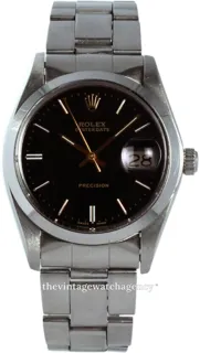 Rolex Oysterdate Precision 6694 Stainless steel Black