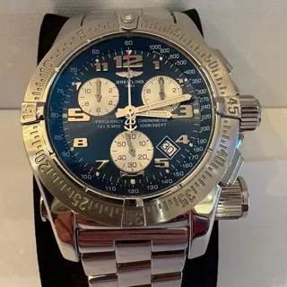 Breitling Emergency A73322 45mm Stainless steel Blue