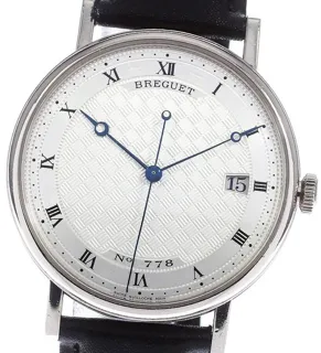 Breguet Classique 5177BB/15/9V6 38mm White gold Silver