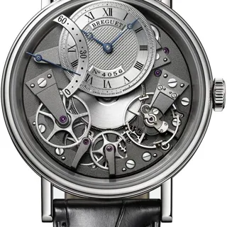 Breguet Tradition 7097BB/G1/9WU 40mm White gold Silver