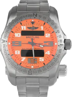 Breitling Emergency E76325 51mm Titanium Orange