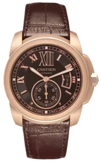 Cartier Calibre de Cartier Rose gold Brown