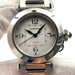 Cartier Pasha de Cartier 35mm Steel Silvered