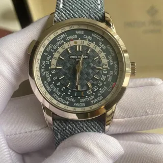 Patek Philippe Complications 5330G-001 40mm White gold Blue