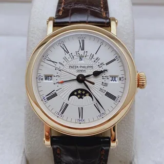 Patek Philippe Perpetual Calendar 5159J-001 38mm Yellow gold Silver