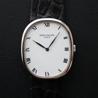 Patek Philippe Golden Ellipse 3848 27mm White gold White