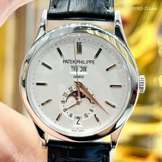 Patek Philippe Annual Calendar 5396G-011 38mm White gold White