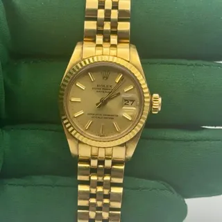 Rolex Datejust 6917 26mm Yellow gold Champagne