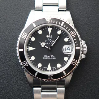 Tudor Submariner 75190 36mm Steel Black