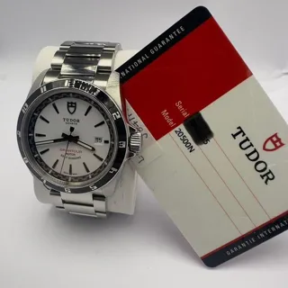 Tudor Grantour Date 20500N 42mm Steel White