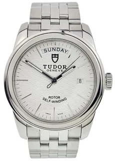 Tudor Glamour 56000 39mm Steel Silver