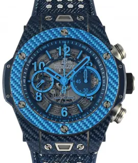 Hublot Big Bang 411.YL.5190.NR.ITI15 45mm Carbon fiber Skeletonized