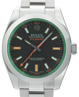 Rolex Milgauss 116400GV 40mm Stainless steel Black