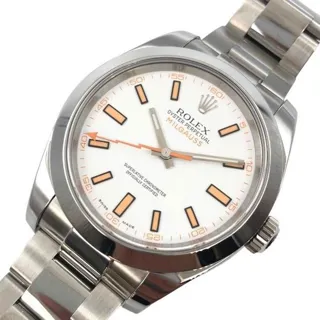 Rolex Milgauss 116400 40mm Stainless steel White