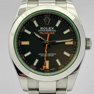 Rolex Milgauss 116400GV 40mm Stainless steel Black