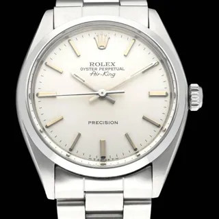 Rolex Air King 5500 34mm Stainless steel Silver