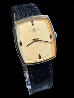 Baume & Mercier Gents Dress Watch Gold-plated Cream