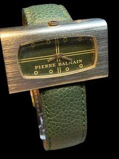 Pierre Balmain Couture Dress Watch steel Green