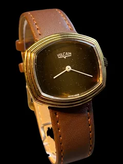 Vulcain Gents Dress Watch Stainless steel and Gold-plated brown$gold