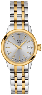 Tissot Classic T1292102203100 two-tone stainless steel$yellow gold-PVD coated Silver