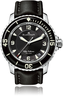 Blancpain Fifty Fathoms 5015-1130-52 45mm Stainless steel Black