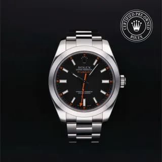 Rolex Milgauss 116400 40mm Stainless steel Black