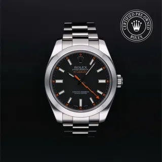 Rolex Milgauss 116400 40mm Stainless steel Black