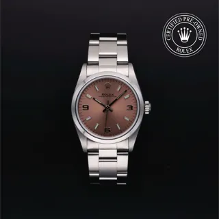 Rolex Oyster Perpetual 77080 Stainless steel Rosa