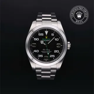 Rolex Air King 116900 40mm Stainless steel Black