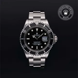 Rolex Submariner 16610 Stainless steel Black