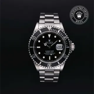 Rolex Submariner 16610 Stainless steel Black