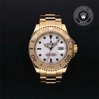 Rolex Yacht-Master 40 16628 40mm Yellow gold Weiss