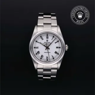 Rolex Air King 14000 34mm Stainless steel Weiss