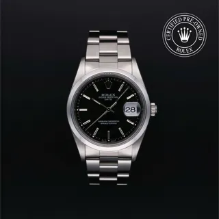 Rolex Oyster Perpetual Date 15200 Stainless steel Black