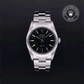 Rolex Air King 14000 34mm Stainless steel Black