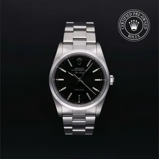 Rolex Air King 14000M 34mm Stainless steel Black