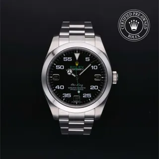 Rolex Air King 116900 40mm Stainless steel Black