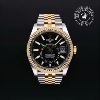 Rolex Sky-Dweller 326933 42mm Bicolor Black